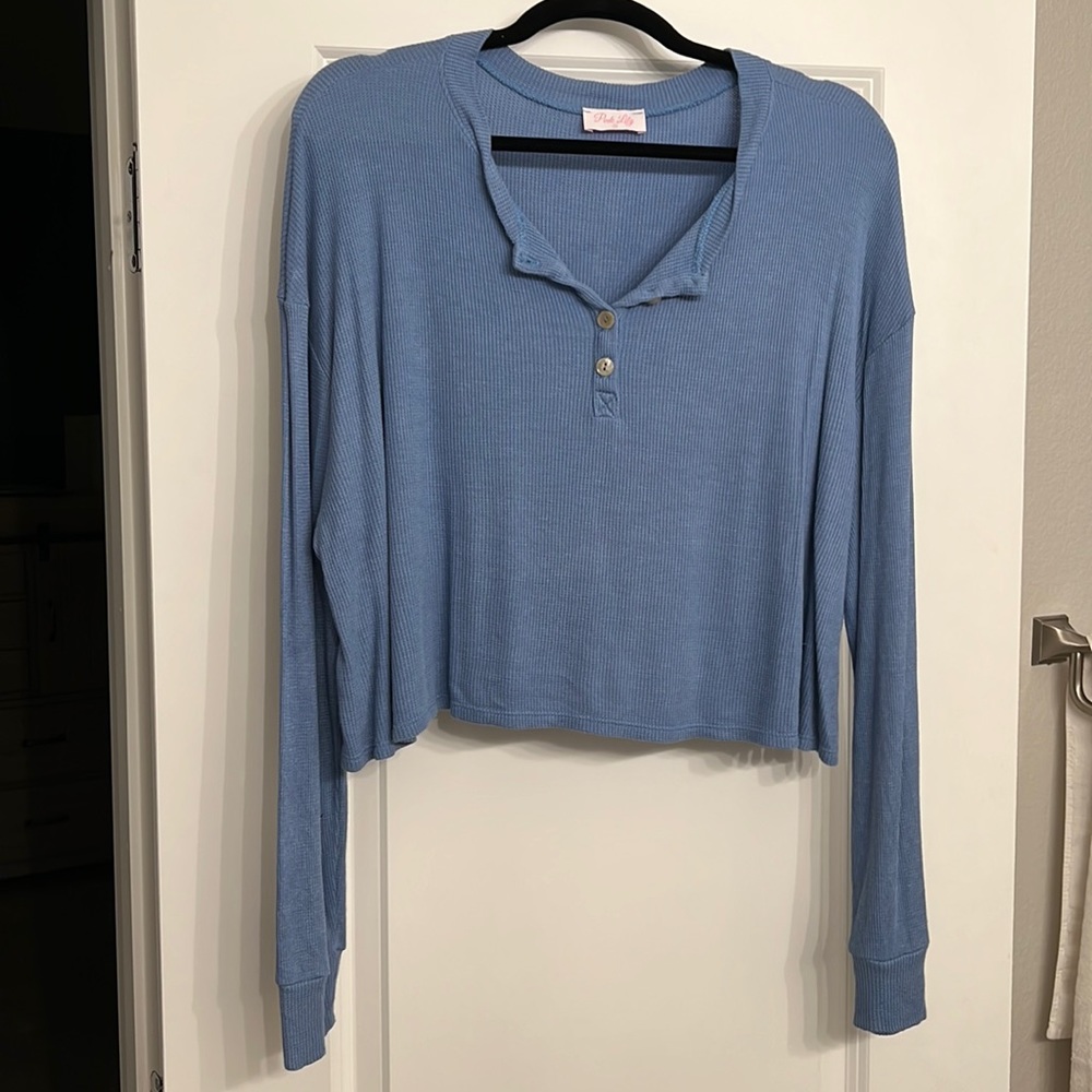 Crop Henley